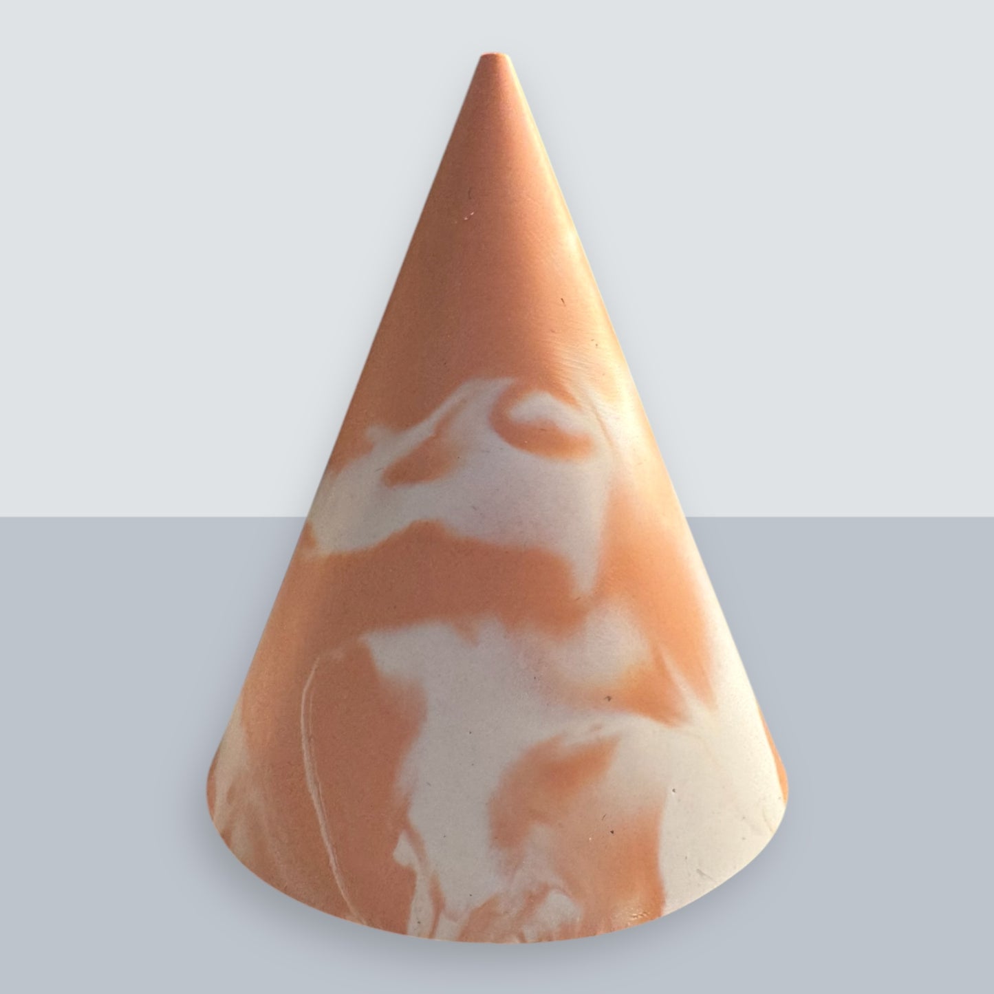 terracotta- white marble XS