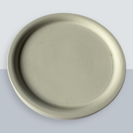 Beige. rund