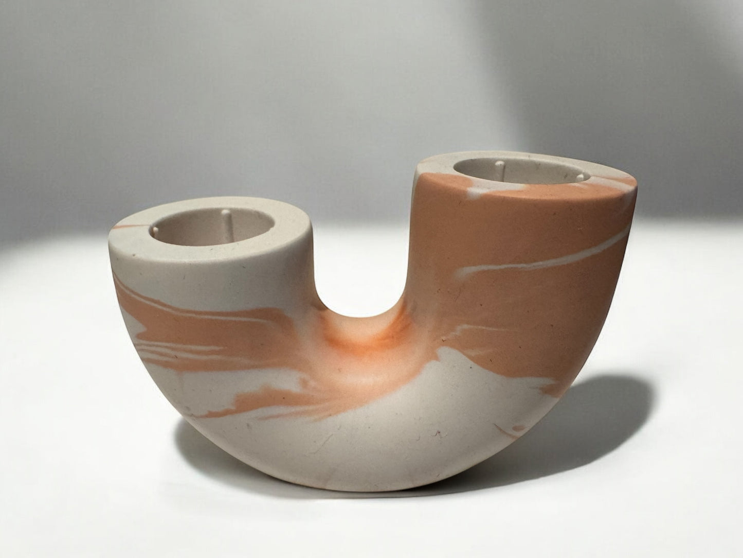 terracotta- marmoriert
