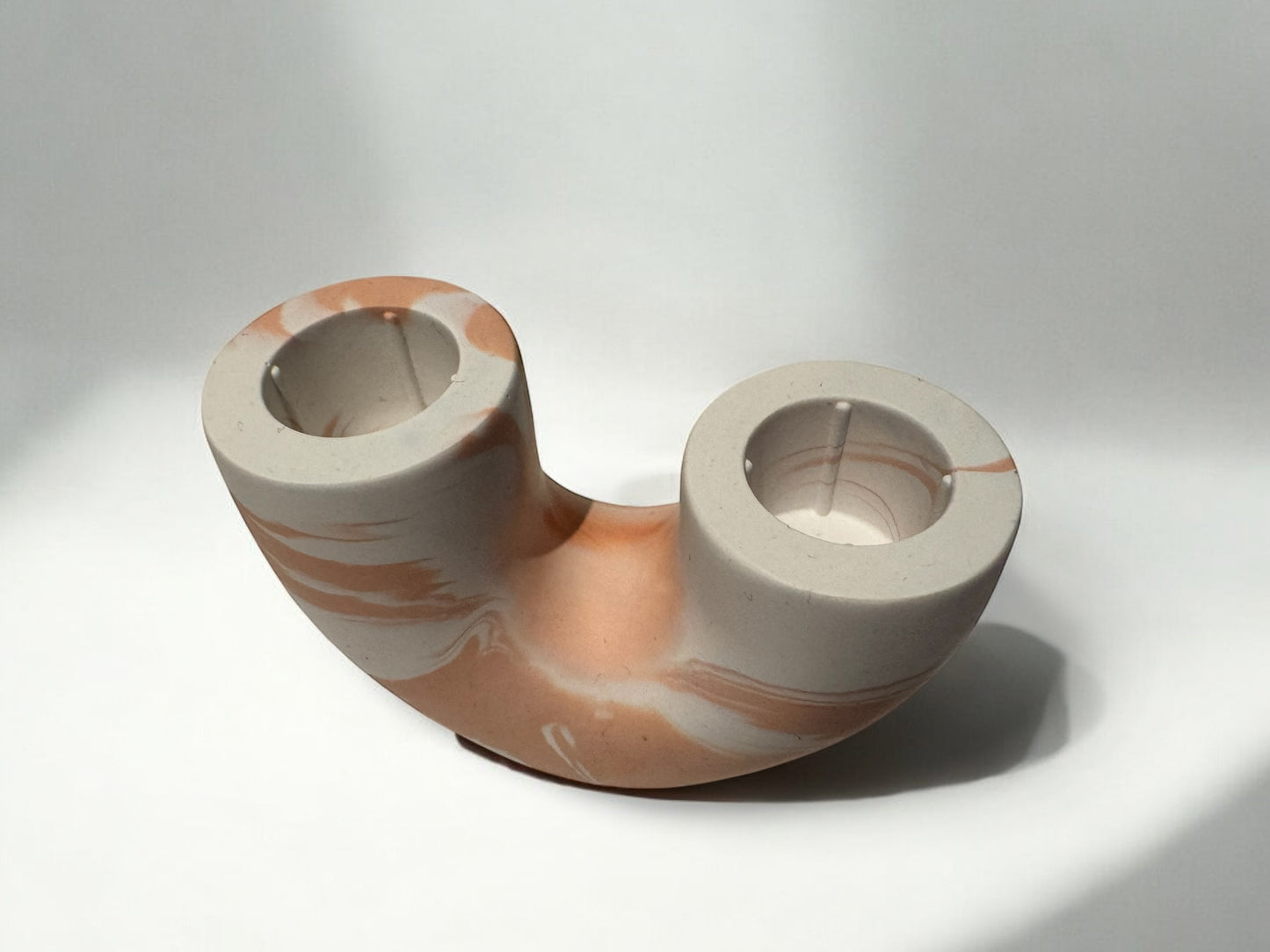 terracotta- marmoriert