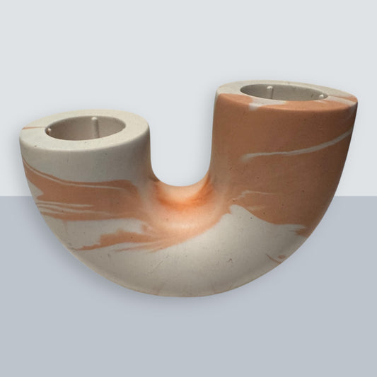 terracotta- marmoriert